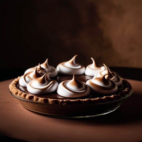 Chocolate Pie with Meringue Chocolate Pie with Meringue