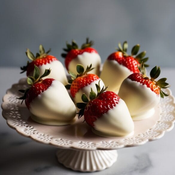 White Chocolate Covered Strawberries White Chocolate Covered Strawberries